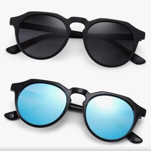 NWT Classic Round Polarized Sunglasses 2 Pairs